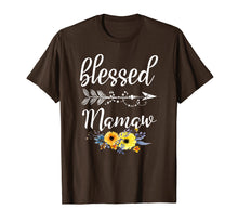 Load image into Gallery viewer, Funny Blessed To Be Called Mamaw Flower T-Shirt Gift
