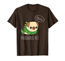 Load image into Gallery viewer, Pug Halloween Shirt Pugasaurus Rex Pug Dog Costume