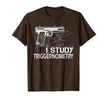 Load image into Gallery viewer, I STUDY Triggernometry T-Shirt for Math & Gun Fanatics