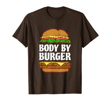 Load image into Gallery viewer, Funny Body By Burger Hamburger Gym T Shirt