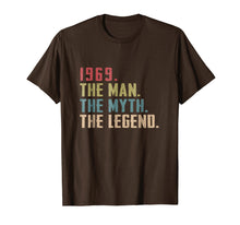 Load image into Gallery viewer, Mens 1969 The Man Myth The Legend 50th Birthday Gift T-Shirt
