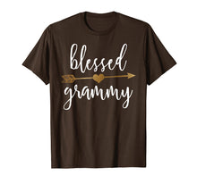 Load image into Gallery viewer, Cute Gold Arrow Blessed Grammy Shirt Thanksgiving Shirt