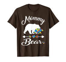 Load image into Gallery viewer, Mommy Bear Autism Awareness T Shirt Love Support Family