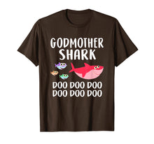 Load image into Gallery viewer, Godmother Shark Shirt Mothers Day For Matching Family Tee
