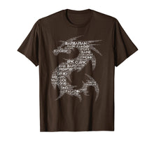 Load image into Gallery viewer, DND Dragon Word Art Tabletop Game Group T-Shirt