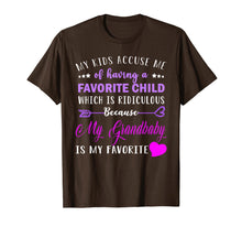 Load image into Gallery viewer, My kids accuse me My Grandbaby is My Favorite cool shirt