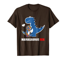 Load image into Gallery viewer, Autism Awareness Mom Saurus Rex T-Shirts