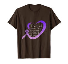 Load image into Gallery viewer, Overdose Awareness Purple Ribbon Tshirt