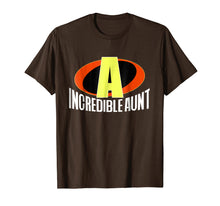 Load image into Gallery viewer, The Incredible Aunt Superhero T-Shirt for Women (Bold Text)