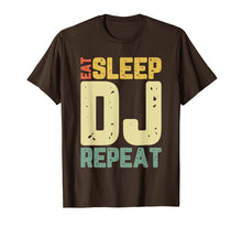 Load image into Gallery viewer, Eat Sleep DJ Repeat Gift Vintage T-Shirt