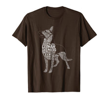 Load image into Gallery viewer, German Shepherd Shirts - German Shepherd Dog Caligram TShirt