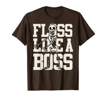 Load image into Gallery viewer, Floss Dance Skeleton Boy Shirt | Floss Like A Boss Halloween