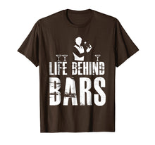 Load image into Gallery viewer, Life Behind Bars Bartender T-Shirt Funny Bartending Tees