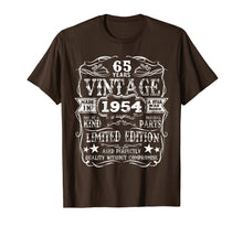 Load image into Gallery viewer, Made In 1954 65 Years Old Vintage 65th Birthday Gift T-Shirt