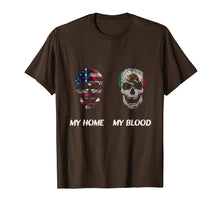 Load image into Gallery viewer, My American home with a Mexican blood origins shirt