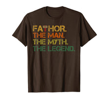 Load image into Gallery viewer, fa-thor The Man The Myth The Legend Father's Day Gif T-Shirt