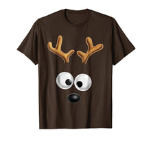 Load image into Gallery viewer, Matching Family Christmas Reindeer Face Shirt for Kids