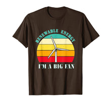 Load image into Gallery viewer, Vintage Earth Day Renewable Energy I'm A Big Fan T-Shirt
