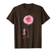 Load image into Gallery viewer, Never give up t-shirt Breast Cancer daisy flower woman T-Shirt