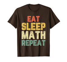 Load image into Gallery viewer, Eat Sleep Math Repeat Gift Vintage T-Shirt