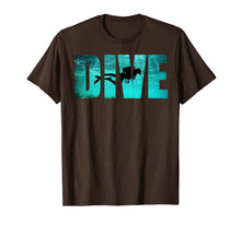 Load image into Gallery viewer, Scuba Diving: Divers Shadow Deep Swim T-Shirt Cool Gift