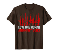 Load image into Gallery viewer, Love One Woman And Many Guns Tshirt - Funny Gift