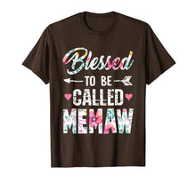 Load image into Gallery viewer, Blessed To Be Called Memaw T Shirt Funny Memaw Gift