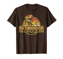 Load image into Gallery viewer, Fatherhood Like A Walk In The Park Father's Day Dad Gifts T-Shirt