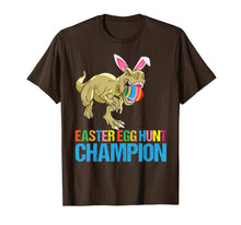Load image into Gallery viewer, T Rex Dinosaur Easter Egg Rabbit Bunny T Shirt for Boys
