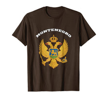 Load image into Gallery viewer, Montenegro T-shirt Coat of arms Tee Flag souvenir Podgorica