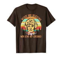 Load image into Gallery viewer, Moist and delicious men love my cupcakes sunset shirt