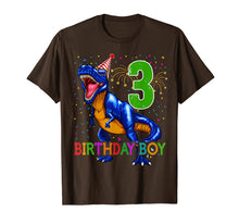 Load image into Gallery viewer, Boys Rawr I'm 3 3rd Birthday Dinosaur Shirts Dinosaur Gift