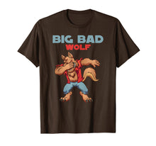 Load image into Gallery viewer, big bad wolf shirt Halloween Costume dabbing wolf shirt gift