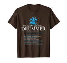 Load image into Gallery viewer, Drummer T-Shirt You're A Drummer If Funny Drum Lover Gift