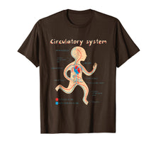 Load image into Gallery viewer, Cute anatomy tee - The circulatory system