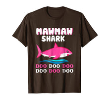 Load image into Gallery viewer, Mawmaw Shark T-shirt Doo Doo Doo - Mother's Day Gift Tee