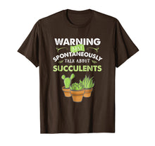 Load image into Gallery viewer, Succulent T Shirt Spontaneously Talk Succulents