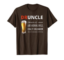 Load image into Gallery viewer, Druncle Shirt Beer Funny Drunk Uncle T-shirt For Uncle