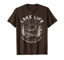 Load image into Gallery viewer, LAKE LIFE Cuz Beaches Be Salty Retro Vintage Lake Mode Tee