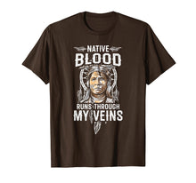 Load image into Gallery viewer, Native American Blood Pride T-Shirt