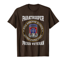Load image into Gallery viewer, 82nd Airborne Division - Proud Paratrooper Veteran Tshirt