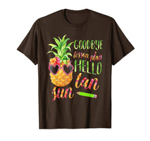 Load image into Gallery viewer, Goodbye Lesson Plan Hello Sun Tan Pineapple Teacher T-Shirt