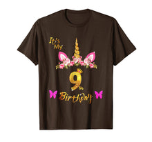 Load image into Gallery viewer, Awesome Since 2009 - Cool Unicorn 9th Birthday T-Shirt