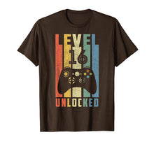 Load image into Gallery viewer, Level 16 Unlocked Tshirt 16th Video Gamer Birthday Boy Gifts