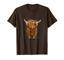 Load image into Gallery viewer, HiGHLaND CoW ANiMaL PRiNT ' HuMPHReY ' T-SHiRT ToP