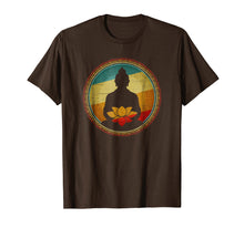 Load image into Gallery viewer, Buddha Lotus Flower Meditation Vintage T-shirt