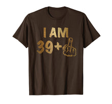 Load image into Gallery viewer, 39+1 Middle Finger Birthday Shirt 40th BDay special Gift