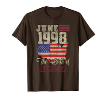 Load image into Gallery viewer, Born In June 1998 Birthday T-Shirt