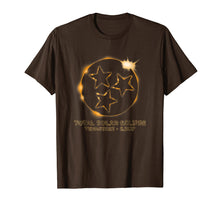 Load image into Gallery viewer, Tennessee Stars Total Solar Eclipse Shirt gold