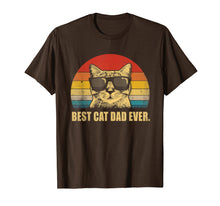 Load image into Gallery viewer, Vintage Best Cat Dad Ever T-Shirt Cat Daddy Father Gift Men